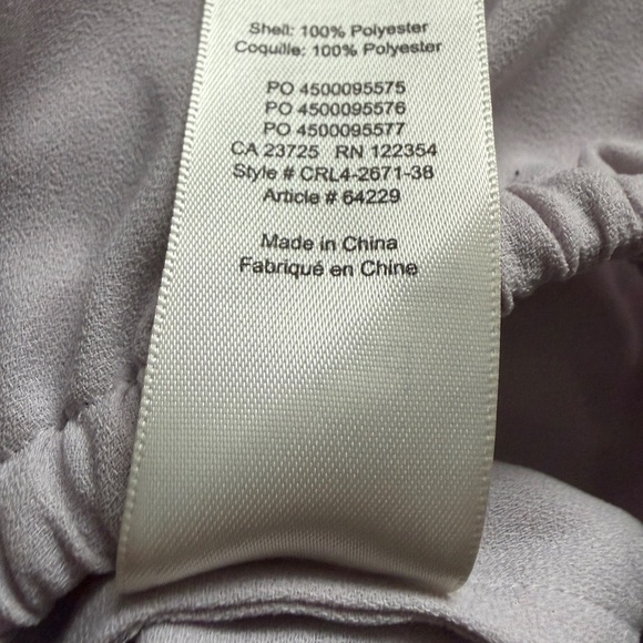 Wilfred Aritzia Lilac Off Shoulder Cropped Blouse Balloon Sleeve Tie Hem Top M - Picture 5 of 5